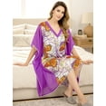 thumbnail image 3 of HAPPY BAY Women's Bathing Suit Swimwear Cover Ups Tunic Dress 2X-3X Purple_AC624, 3 of 4