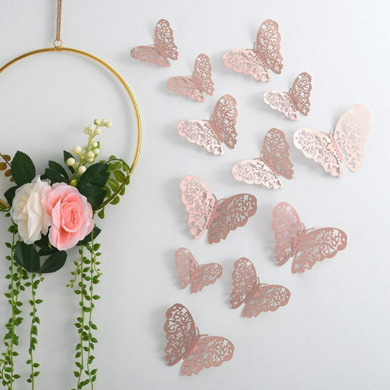 3D Paper Butterfly Wall Decor, Nursery Decor, Bedroom Wall Decor, Birthday  Backdrops, Paper Wall Butterflies, Cake Decorations, Butterfly 