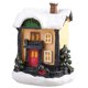 thumbnail image 4 of Moyic Resin Christmas Scene Snow House LED Decoration Desktop Village Set Kits de decoración para fiestas Escribe un, 4 of 5