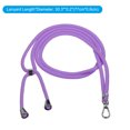 thumbnail image 2 of Unique Bargains Phone Lanyard, Adjustable Neck Lanyard with Transparent Lanyard Patch, Deep Purple, 1 Count, 2 of 5