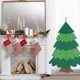 thumbnail image 5 of Árbol de Navidad de fieltro LIUYMXG para niños decoraciones de árbol de Navidad colgar en la pared estilo 4, 5 of 5