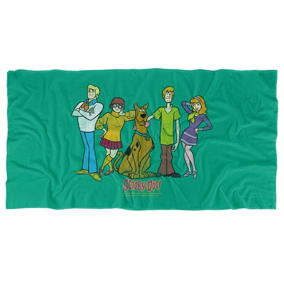 Scooby-Doo Scooby Gang Teal Officially Licensed Beach Towel 30' X 60'