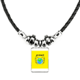 thumbnail image 1 of protección de la tierra collar a mano colgante de cuerda de cuero Unbranded M, 1 of 3