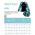 thumbnail image 7 of Happy Cherry Girls Two Piece Bathing Suits Long Sleeve Rash Guard Toddler Tankini Swimsuits Summer Surf Suit Modest Swimwear with Built in Bra 7-8 Years, 7 of 7