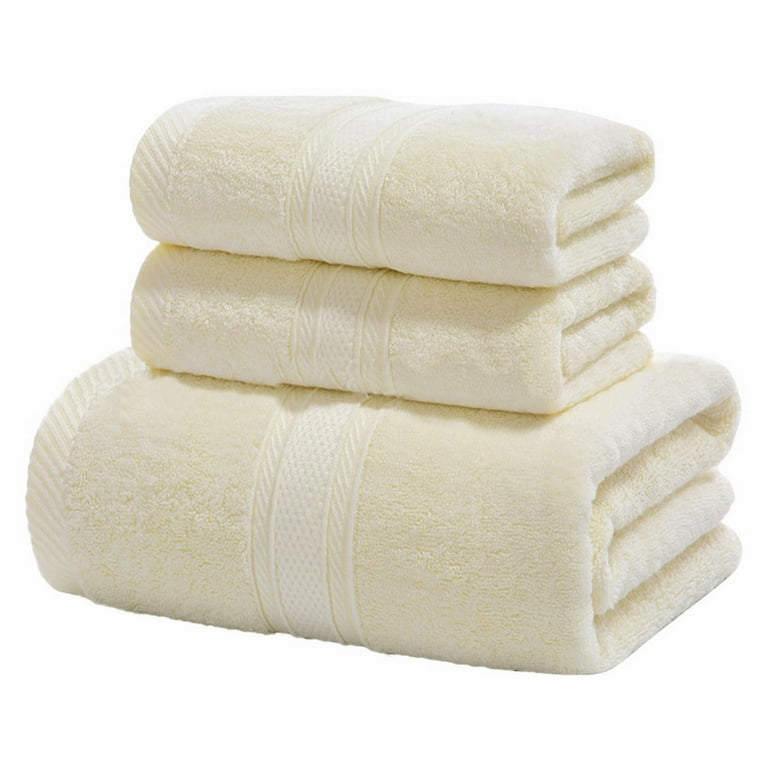 Pack of Towels Bath K25 Bath Towel Towels 3 Piece Towel Set 1 Bath Towels 2 Hand Towels 600 GSM Ring Spun Cotton Highly Absorbent Towels for Pretty