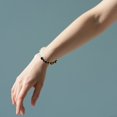 thumbnail image 3 of Natural Five Bracelet With Rutilated Quartz Tiger's Eye & Stones Energy Balancing Wealth Hand Chain For Men And Women Earrings for Women Dangle Steel Rings for Women Work for Men Construction Young, 3 of 3