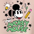thumbnail image 3 of Disney - Mickey Mouse - School Doodles - Juniors Cropped Pullover Hoodie, 3 of 5