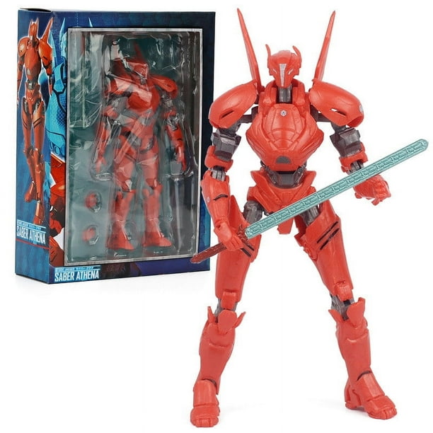Figuras de acción de Pacific Rim 2 Gipsy Avenger, modelo móvil, figura de robot mecánico, modelo coleccionable de Obsidian Fury Saber Athena