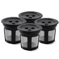 thumbnail image 1 of Pack of 4 K Cups Reusable Coffee Pods for Dual Brew Coffee Maker Permanent K Cups Filters Coffee Ac, 1 of 5