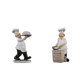 thumbnail image 1 of 2 piezas de adornos decorativos de resina, decoración de cocina, estatua de cocinero, figuritas de chef francés, tamaño 2 Macarena Estatuas de chef de cocina de resina, 1 of 8