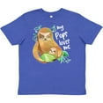 thumbnail image 3 of Inktastic My Pops Loves Me- Cute Sloth and Baby Youth T-Shirt, 3 of 5