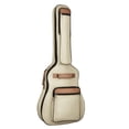 thumbnail image 1 of Bolsa Oxford para bajo eléctrico, mochila protectora, bolso de hombro, funda acolchada suave caqui, 1 of 9