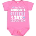 thumbnail image 3 of Inktastic I'm the World's Cutest Tax Deduction Blue Hearts Boys or Girls Baby Bodysuit, 3 of 5