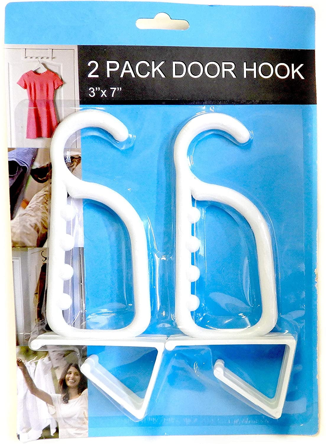 9 Laundry Over The Door Hook 2 Pack