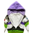 thumbnail image 3 of Toy Story Buzz Lightyear Boys Sherpa Fleece Hoodie (Little Boys), 3 of 5