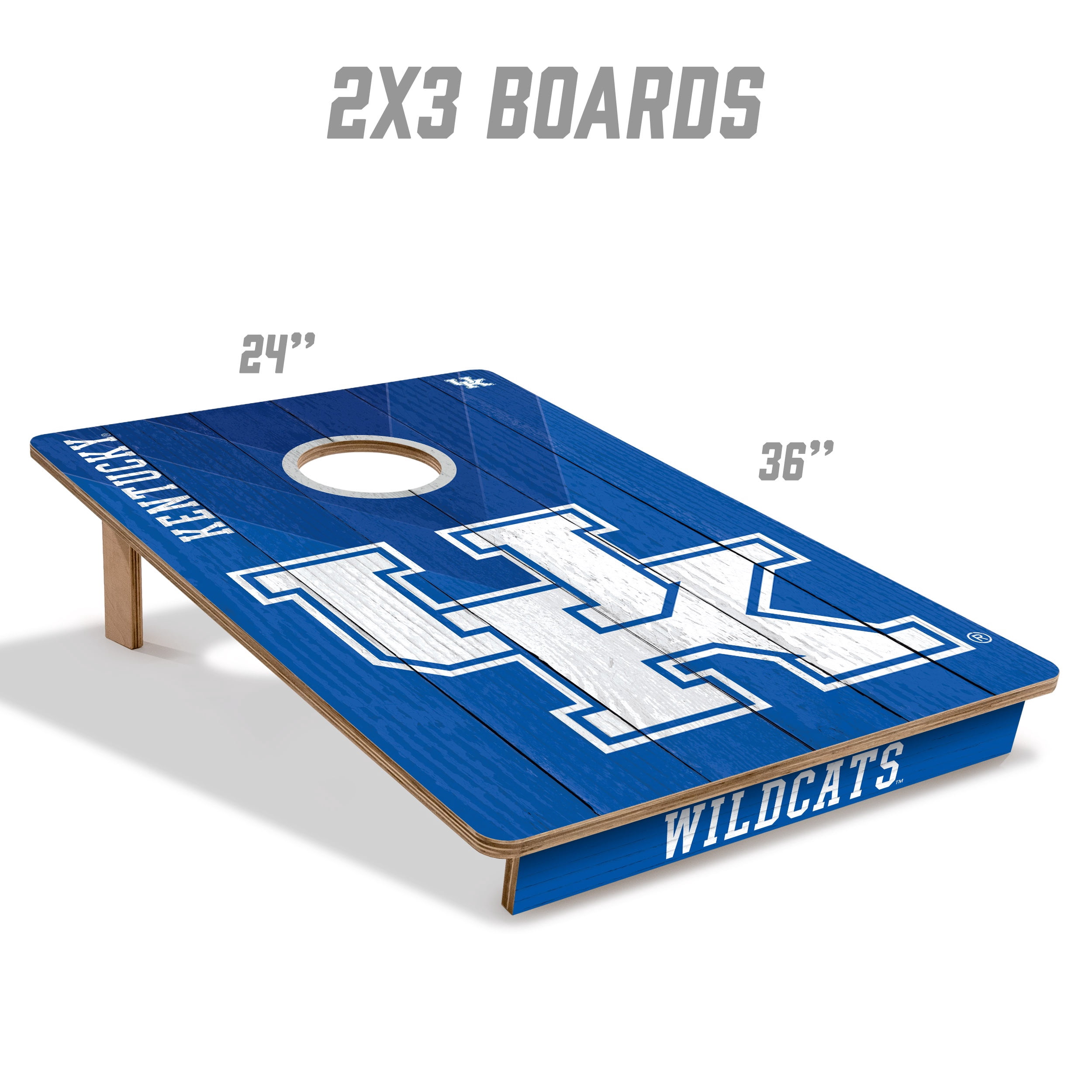 YouTheFan NCAA Kentucky Wildcats 2' x 3' Cornhole Game