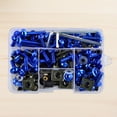 thumbnail image 4 of Kit de tornillos de carenado M6 M5, tuercas de tornillos de carrocería de aluminio para moto de cross Yamaha, 177 Uds., 4 of 9