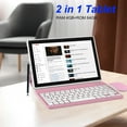 thumbnail image 2 of Android 14 Tablet, 10 inch 8GB RAM+64GB ROM+1TB Expend Tableta, 1.8Ghz Quad-core Processor, 2 in 1 Tablets with Keyboard/ Case/ Mouse/ Stylus, 8MP Camera, 1280x800 IPS HD Touch Screen, 5G WiFi 6 Tab, 2 of 8