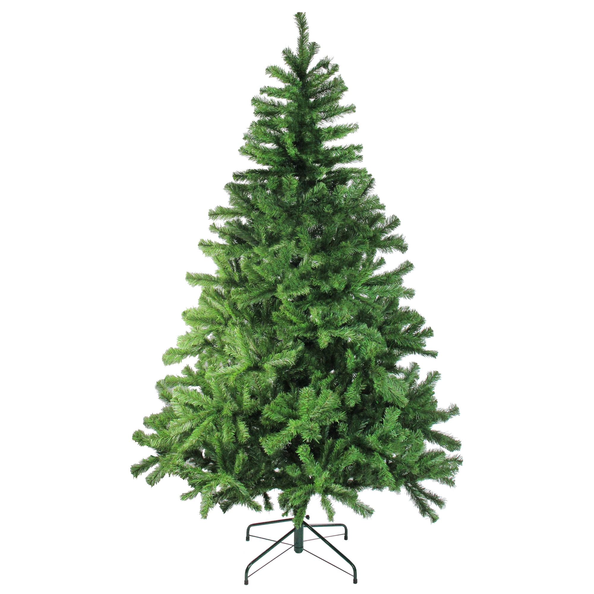 Artificial 5/6/7ft Green Christmas Tree Xmas with 8 Modes LED Multi Color Lights 
