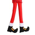 thumbnail image 4 of Patas Navideñas Papá Noel Accesorios para Coche Decoraciones Árboles Navidad () Rojo, 4 of 6