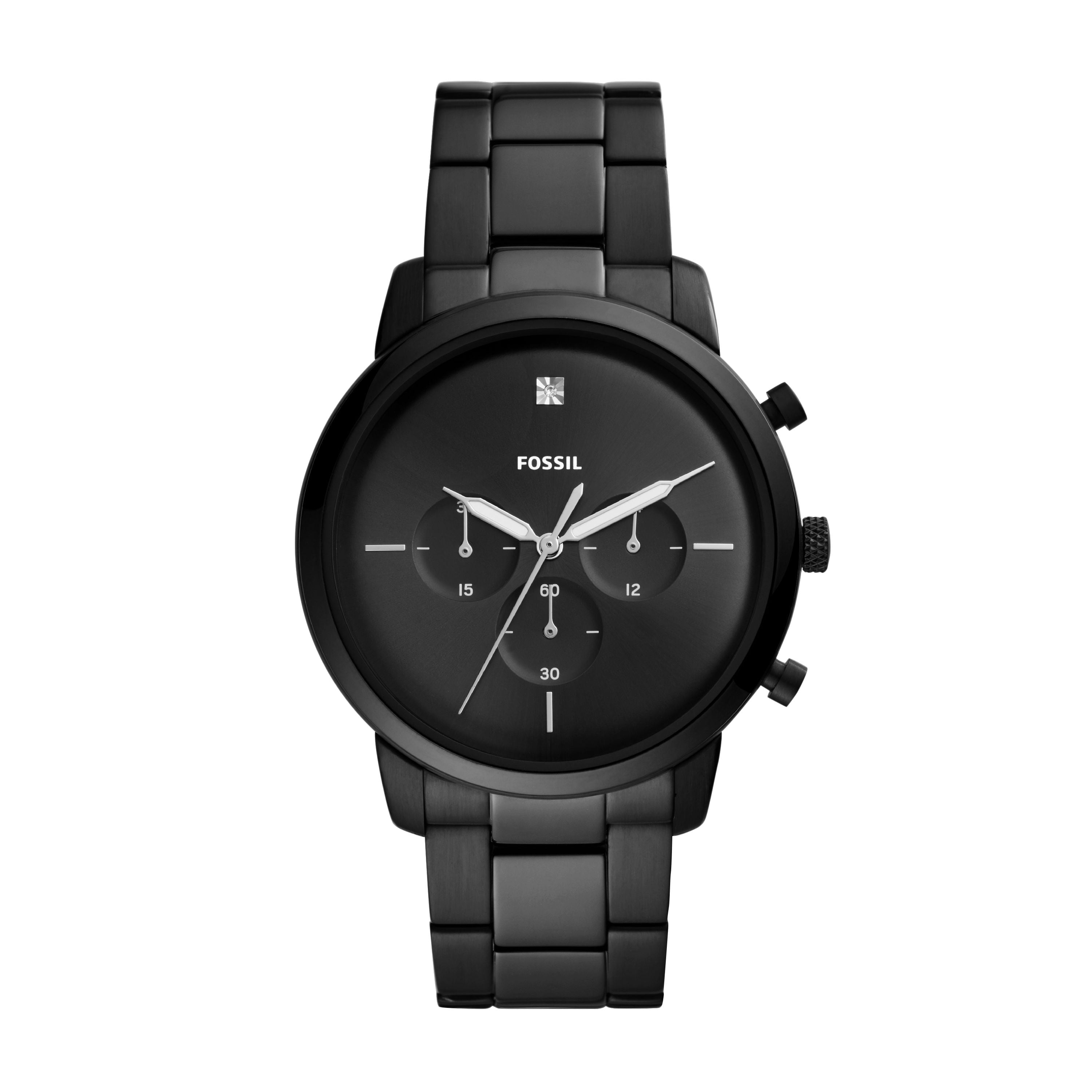 Fossil - Fossil Men's Neutra Chronograph Black Stainless Steel Watch