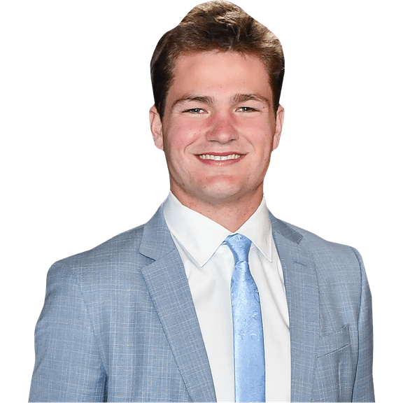 Drake Maye (Suit) Half Body Buddy Cutout