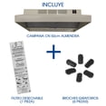 thumbnail image 1 of Campana SANAIRE CN 50CM Almendra Filtro Atrapagrasa Extra, 1 of 4
