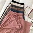 thumbnail image 2 of Lefu Women Ice Silk Breathable Drawstring High Rise Wide Leg Track Lounge Pants, 2 of 9