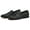 Black, variant on Santimon Mens Metallic Paillette Loafers Slip-on Glitter Moccasins Dress Shoes Leather Shoes Black 12 US