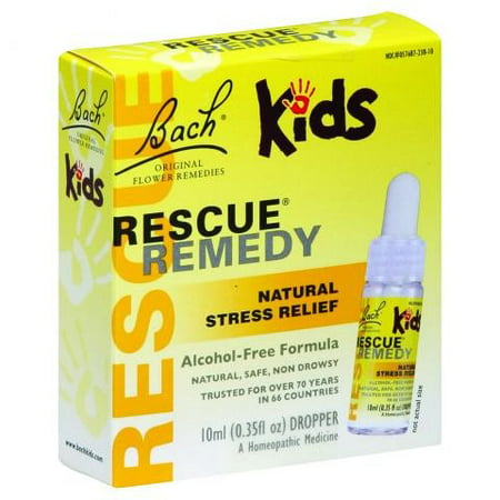 Bach Kids Rescue Remedy Homeopathic Drops, 0.35 Fl (Best Homeopathic Remedy For Poison Ivy)
