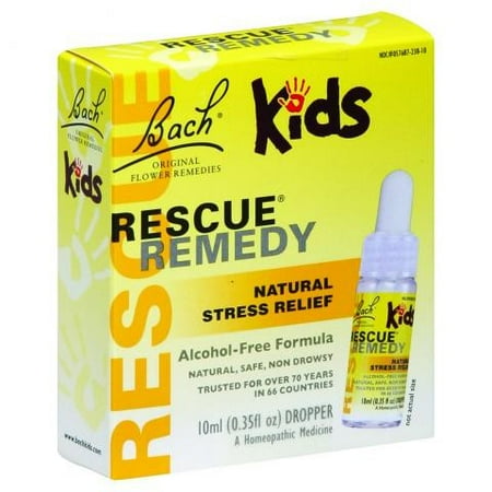 Historical Remedies Calm Drops - Bach Kids Rescue Remedy Homeopathic Drops, 0.35 Fl Oz