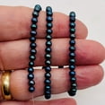 thumbnail image 6 of Fresh Water 16" Strand Round | 4mm | Peacock Blue | 90 Pearl, 6 of 12