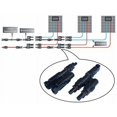 thumbnail image 3 of Hongchun 2pcs MC4 Panneau Solaire T/Y Connecteurs de Branche Raccord de Répartiteur de Câble, 3 of 4