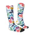 thumbnail image 3 of Balery Colorful Butterflies Printed Novelty Socks Men's Women's Crew Socks Sports Socks Knee High Socks Cotton Socks Quirky and Cool Socks, 3 of 9