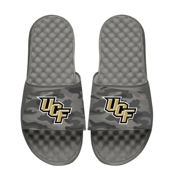 Men's ISlide  Gray UCF Knights Camo Slide Sandals