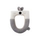thumbnail image 2 of Funda Para Asiento De Inodoro Funda de asiento de inodoro de poliéster gris con bordado y alfombrilla de baño acolchada suave para uso doméstico (1 pieza) Rkxzt, 2 of 8