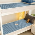 thumbnail image 4 of Dark Blue Dark Blue Soft Mattress Cover With Quilted Design And Elastic Straps Stays Securely In Place On Bunk Beds Ensures Cozy Sleep During Winter, 4 of 7