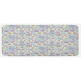 thumbnail image 1 of Pastel Kitchen Mat, Ornate Different Kinds of Flowers Colorful Flourish Vintage Field Meadow Yard, Plush Decorative Kitchen Mat with Non Slip Backing, 47" X 19", Multicolor, by Ambesonne, 1 of 1