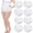 Clear, variant on 9 Pcs Reusable Incontinence Plastic Pants, Waterproof Leakproof Adult Diaper Cover for Mild to Moderate Incontinence, Breathable & Comfortable Pull-On Design for Daily Protection