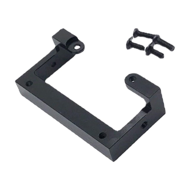 Soporte de fijación de parachoques para coche modelo RC WPL a escala 1:12 y 1/16 Negro