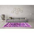 thumbnail image 3 of Ahgly Company Indoor Rectangle Abstract Purple Contemporary Area Rugs, 2' x 4', 3 of 4
