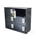 thumbnail image 1 of FixtureDisplays® Black Cell Phone Locker Charging Station Public & Private Use Keypad Electronic Lock Access Control 22.3 X 19.37 X 7.99"16866-new version, 1 of 12