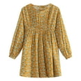 thumbnail image 1 of Richie House Girls' Small flowers printed woven dress RH0970, 1 of 2