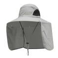 thumbnail image 2 of Sombrero de cubo versátil para el de verano, ideal para viajes, jardín, actividades al aire libre, deportes. Gris claro, 2 of 10