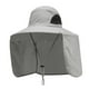 thumbnail image 2 of Sombrero de pescador de poliéster multifuncional con protección solar para senderismo, playa y exteriores. Gris claro, 2 of 9