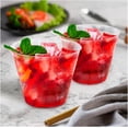 thumbnail image 3 of Berry Bloom 100 Vasos Reutilizables con Borde Dorado Paquete Con 100 Piezas, Copas Elegantes para Fiestas, Bodas, Postre, Cócteles, Vino (9 ONZAS), 3 of 6