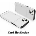 thumbnail image 2 of for iPhone 13 Mini Case with Card Holder,for iPhone 13 Mini Wallet Case Anti-Scratch Dual Layer Hidden Pocket Phone Case Shockproof Cover Compatible with for iPhone 13 Mini 5G-White, 2 of 12