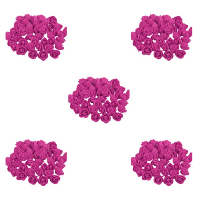 Wweixi 500 Pcs Sac DIY Organiser et Ranger Fournitures d'Artisanat avec rose Rouge Pratique 5ensemble