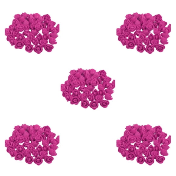 Accesorio definitivo Bewildely 500 Uds. para proyectos de bricolaje con cabeza de Rosa DIY Rosa roja Type2 NO2