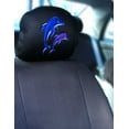 thumbnail image 5 of Yupbizauto 4X Dolphin Logo Accessories Car Seat Headrest Covers, 5 of 5